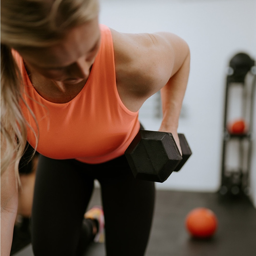 Athleta Orange Tank Top